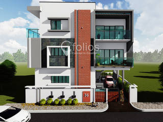 Proposed Residence @ Bengaluru (Bangalore), Cfolios Design And Construction Solutions Pvt Ltd Cfolios Design And Construction Solutions Pvt Ltd