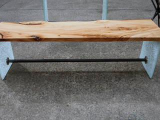 Baumtisch Massivholztisch Live Edge Table mit Baumkante, Stammstark Stammstark 餐廳 木頭 Wood effect