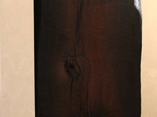 Flurgarderobe aus einer Mooreichenbohle, Stammstark Stammstark Ingresso, Corridoio & Scale in stile eclettico