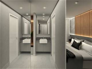 Apartamento Morumbi - 40m2, Vilaville Vilaville Casas de banho modernas