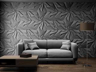 Panele ścienne XELIA - Producent ZICARO, ZICARO - producent paneli 3D i paneli ażurowych ZICARO - producent paneli 3D i paneli ażurowych Modern Walls and Floors Ceramic Grey