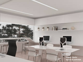 Agencia de publicidad. , Pragma - Diseño Pragma - Diseño Commercial spaces White