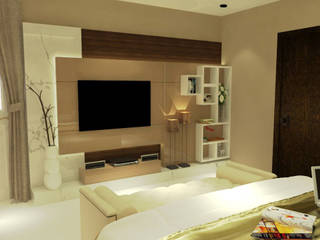 Residence (Interior Project), Inaraa Designs Inaraa Designs ห้องนอน