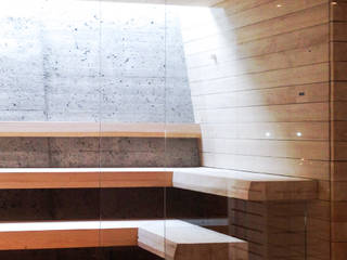 Individuelle Design-Sauna in Stuttgarter Architektenhaus | KOERNER Saunamanufaktur, KOERNER SAUNABAU GMBH KOERNER SAUNABAU GMBH Сауна