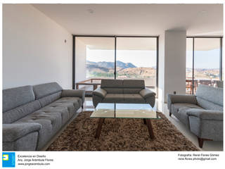 Residencia Chapultepec - Cañadas René Flores Photography Salones modernos