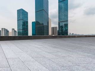 Losetas arquitectónica de concreto para edificios y plazas comerciales, Graylawn Graylawn Varandas, marquises e terraços modernos