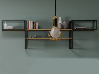 Idee per l'arredamento del salotto in stile Industrial, CasaArredoStudio CasaArredoStudio Industrialny salon