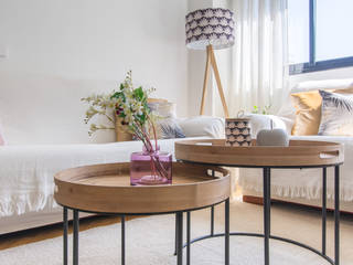 Home staging para venta en Alcalá de Henares, CASA IMAGEN CASA IMAGEN Living roomSide tables & trays