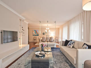 cascais | iD project , Santiago | Interior Design Studio Santiago | Interior Design Studio Eclectic style living room