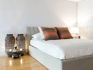 T0 NO PORTO – PROJETO TGV INTERIORES, TGV Interiores TGV Interiores Eclectic style bedroom