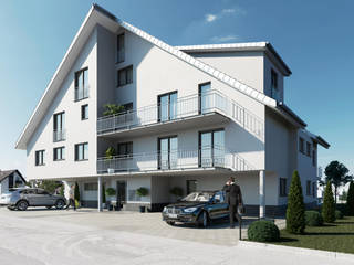 Architekturvisualisierung Mehrfamilienhaus in Schriesheim, Render Vision Render Vision