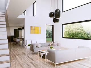 Interieur-Visualisierung eines Einfamilienhauses in Straßlach-Dingharting, Render Vision Render Vision