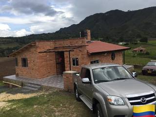 Proyecto casa de descanso Simijaca - Cundinamarca, Lopez Robayo Arquitectos Lopez Robayo Arquitectos Maisons rurales Briques
