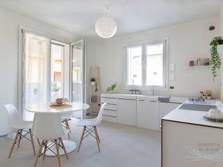 Home staging in appartamento al grezzo, Home Staging & Dintorni Home Staging & Dintorni Cocinas de estilo moderno