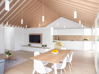 Refurbishment for Eduardo, Laura & Enzo, Pablo Muñoz Payá Arquitectos Pablo Muñoz Payá Arquitectos غرفة السفرة