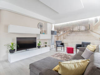 Ristrutturazione appartamento di 100 mq a Bariano, Bergamo, Facile Ristrutturare Facile Ristrutturare Living room