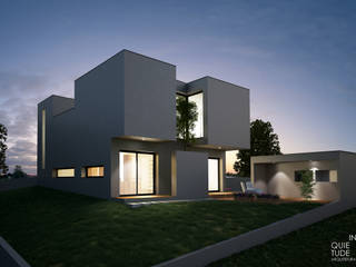 Projeto "Casa da Serra" _ Sintra, INQUIETUDE ARQUITETURA INQUIETUDE ARQUITETURA บ้านและที่อยู่อาศัย