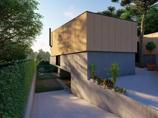 Projeto "Casa do Mira Douro" _ Gondomar, INQUIETUDE ARQUITETURA INQUIETUDE ARQUITETURA บ้านและที่อยู่อาศัย