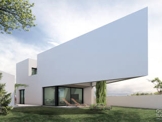 Projeto "Casa de Rana" _ Cascais, INQUIETUDE ARQUITETURA INQUIETUDE ARQUITETURA บ้านและที่อยู่อาศัย