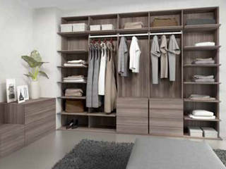 CLOSETS, Modula Modula Phòng ngủ phong cách tối giản