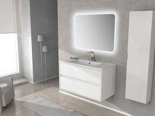 Mobile da bagno moderno sospeso in 3 colori, Bagno Italia Bagno Italia Ванна кімната MDF