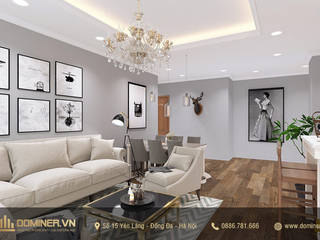 Thiết kế nội thất chung cư Gardenia phong cách Modern Traditional – Anh Cương, Thiết kế - Nội thất - Dominer Thiết kế - Nội thất - Dominer