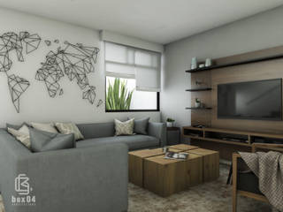 Casa TAF31, box04 ARQUITECTURA box04 ARQUITECTURA Minimalist living room