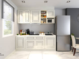 ห้องครัวขนาดเล็ก, Bcon Interior Bcon Interior Classic style kitchen