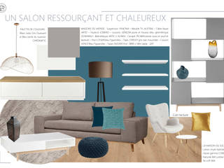 Choix décoratifs pour un projet de construction, ABCD MAISON ABCD MAISON Scandinavian style living room