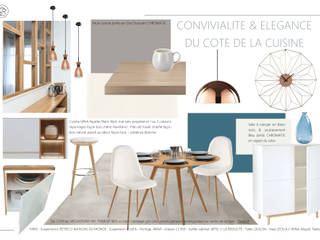 Choix décoratifs pour un projet de construction, ABCD MAISON ABCD MAISON Scandinavian style dining room