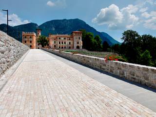 Rifacimento Pavimentazione esterna Castello Ceconi, Viel Emozioine Pietra Viel Emozioine Pietra Pisos Mármol