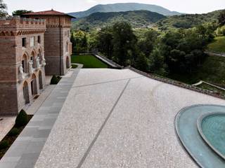 Rifacimento Pavimentazione esterna Castello Ceconi, Viel Emozioine Pietra Viel Emozioine Pietra Pisos Mármol