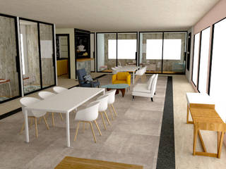 EDIFICIO DE COWORKING., Miguel Mayorga Miguel Mayorga Modern study/office