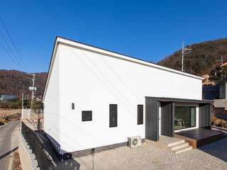 양평 문호리 단층주택, 바른주택 바른주택 Casas modernas