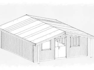 Workshop Redruth - Siberian Larch, Building With Frames Building With Frames Chalets & maisons en bois Bois
