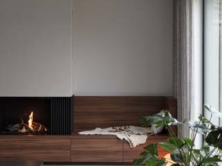 Winter is coming, Studio Govaerts Studio Govaerts Modern living room لکڑی Wood effect