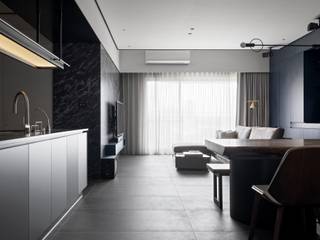 SERENITY, 淬山設計 Cui Shan 淬山設計 Cui Shan Modern Living Room