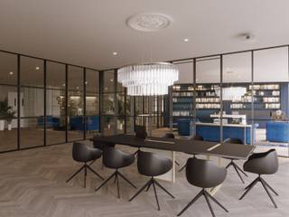 Diseño de oficinas modernas estilo escandinavo, Stockholm Barcelona Design - Interioristas en Barcelona Stockholm Barcelona Design - Interioristas en Barcelona Skandinavische Arbeitszimmer