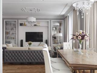 ЖК «Волга», Студия дизайна "INTSTYLE" Студия дизайна 'INTSTYLE' Living room