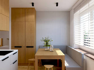 Dom pod Mielcem, MACZ Architektura - Architekt wnętrz Rzeszów MACZ Architektura - Architekt wnętrz Rzeszów Modern Kitchen Wood Wood effect