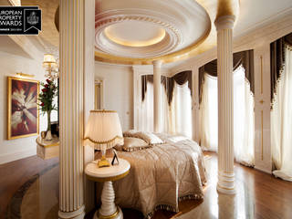 Bosphorus City Villa - Istanbul / Turkey, Sia Moore Archıtecture Interıor Desıgn Sia Moore Archıtecture Interıor Desıgn Bedroom لکڑی Beige