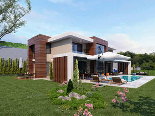 Hayat Villas - Sapanca / Turkey, Sia Moore Archıtecture Interıor Desıgn Sia Moore Archıtecture Interıor Desıgn Casas de estilo moderno