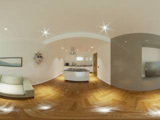 Virtual Tour 360° appartamento per agenzia immobiliare, Stefano Mimmocchi Rendering Stefano Mimmocchi Rendering