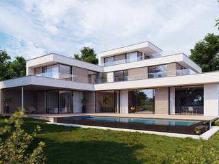 Architekturvisualisierung Bauhaus-Villa, München, Render Vision Render Vision