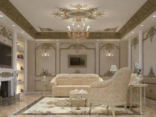 شقه فى الشيخ زايد, lifestyle_interiordesign lifestyle_interiordesign Phòng khách phong cách kinh điển
