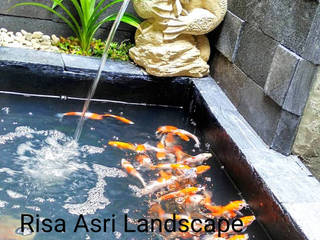 jasa pembuatan kolam ikan koi hias minimalis di surabaya, cv. riasla cv. riasla