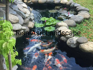 jasa pembuatan taman, kolam, vertical garden, carport batu sikat ampyangan, ornamen relif, batu alam, kolam koi, kolam renang di surabaya, cv. riasla cv. riasla