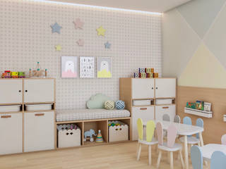 Espaço Kids, Ana Julia Tavares Arquitetura e Interiores Ana Julia Tavares Arquitetura e Interiores Дитяча кімната