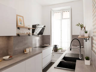 Chez Bénédicte et Eric, Camille BASSE, Architecte d'intérieur Camille BASSE, Architecte d'intérieur Kitchen