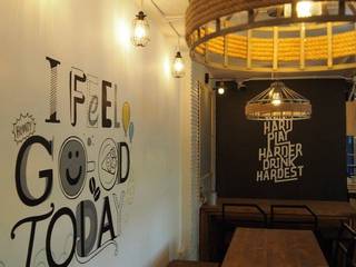 Coffee Shop Rama, UpMedio Design UpMedio Design Powierzchnie handlowe
